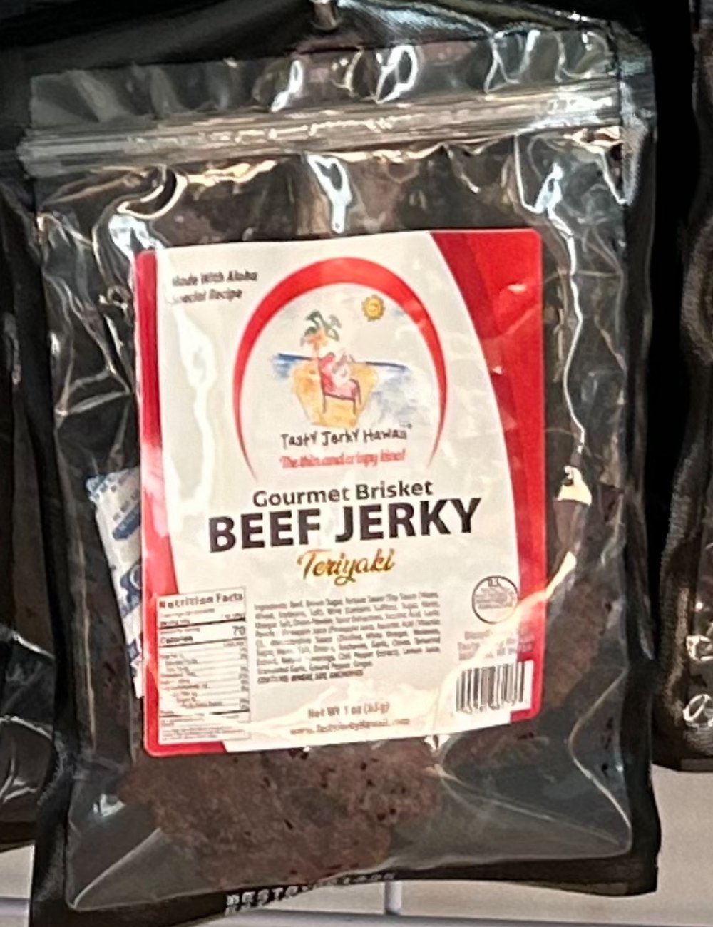 Image of Brisket soft and chewy teriyaki 3 oz bag