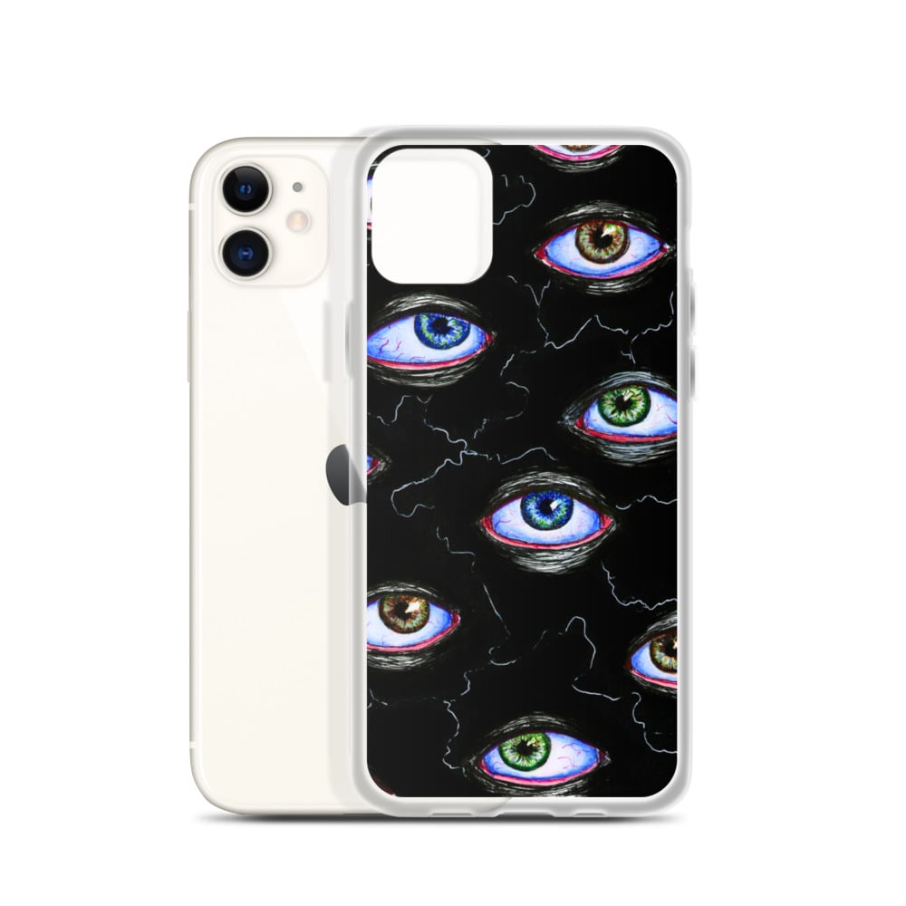 Electric Eyes- iPhone Case | Mallory Sharp Art Electric Eyes- iPhone Case | Mallory Sharp Art