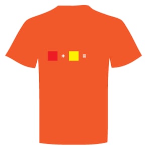 Image of Red + Yellow = T-shirt