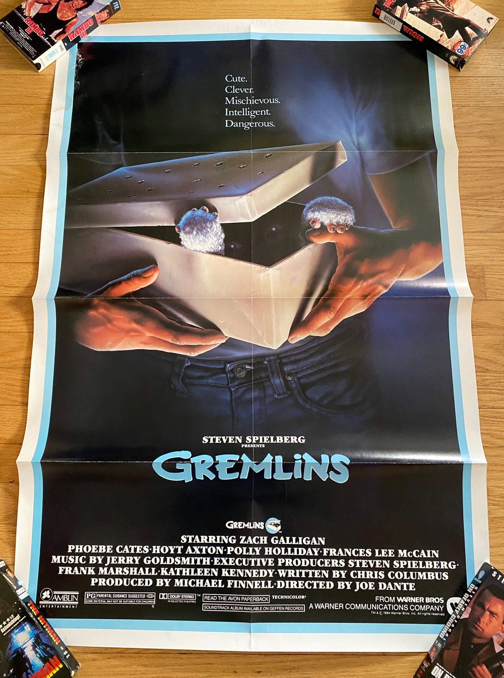 1984 GREMLINS Original U.S. One Sheet Movie Poster