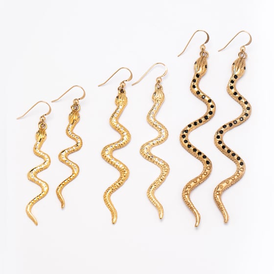 Image of Coral  Snake Earring