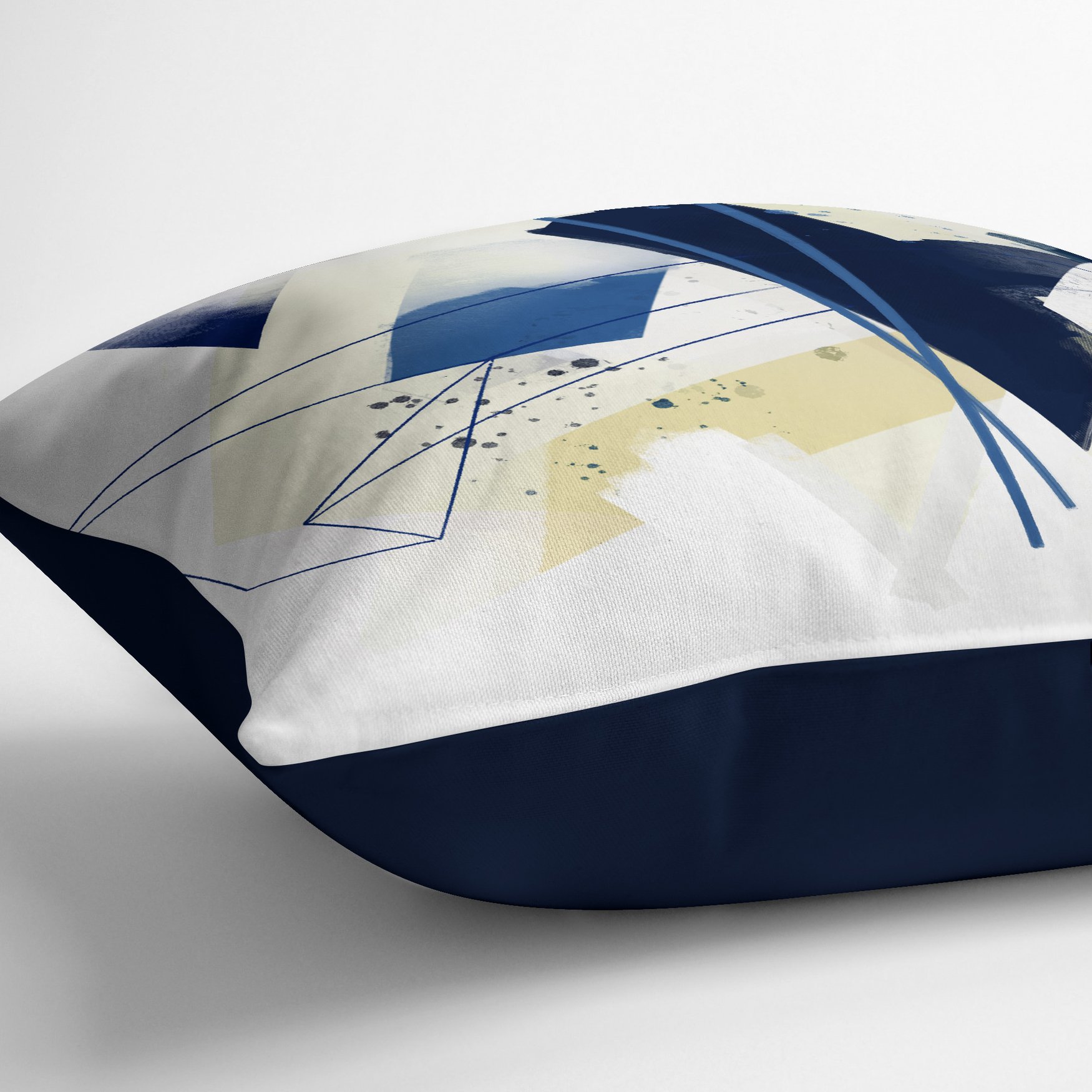 Image of Blue Shift Square Throw Pillow