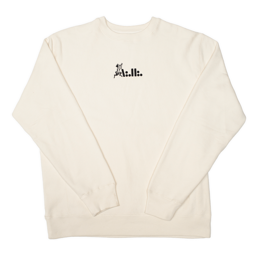 Image of A∴H∴ Faun embroidered bone crew