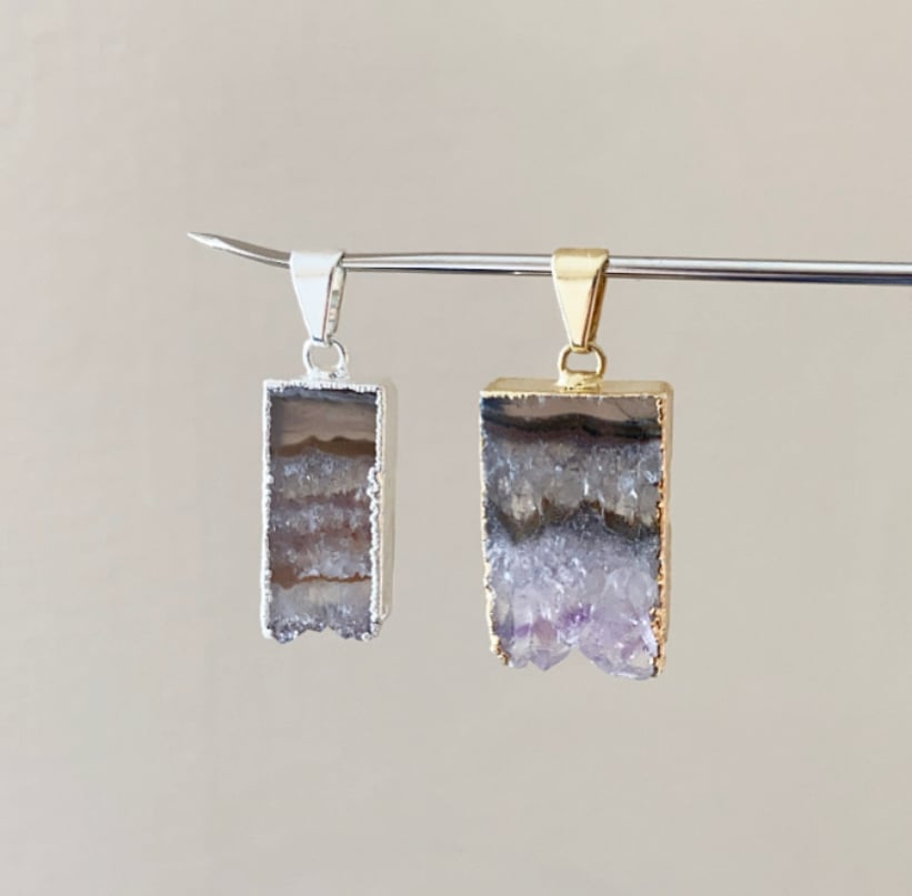 Image of AMETHYST SLICE (rectangle/square)