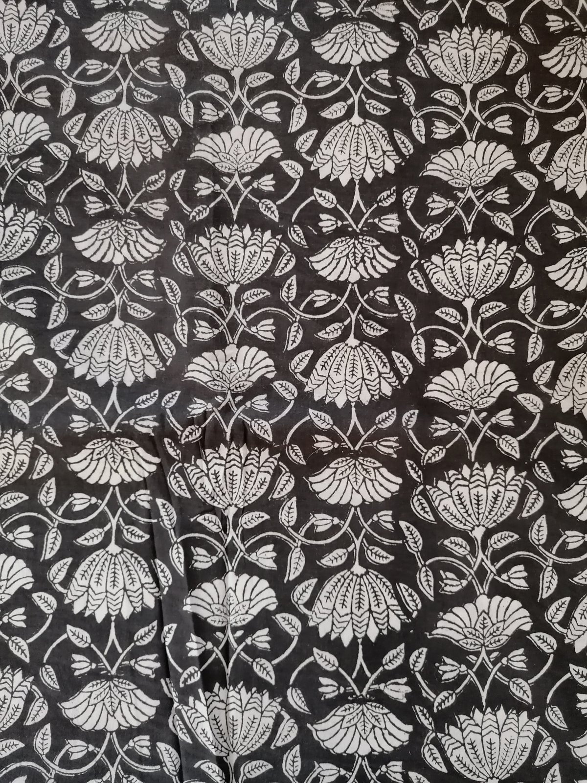 Image of Namasté fabric lotus noir
