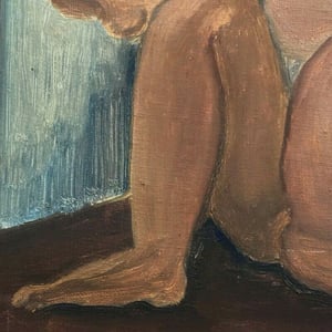 Image of Early 20thC, Paris School Painting of a Reclining Nude 