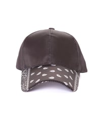 Image 2 of Black bandana hat