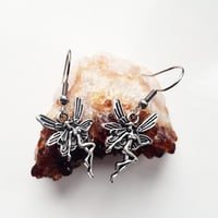 Image 3 of Silver Fairy Earrings 