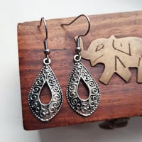 Image 3 of Silver Boho Earrings 