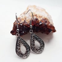 Image 2 of Silver Boho Earrings 