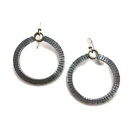 Image 1 of round rule earrings 