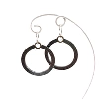 Image 4 of round rule earrings 