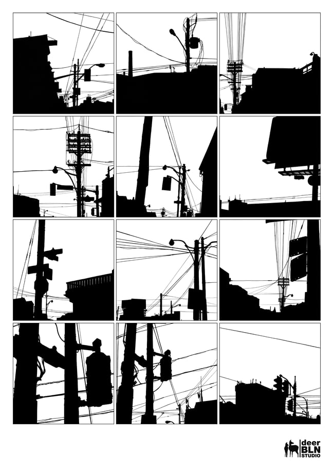 "Toronto Squares" | Poster