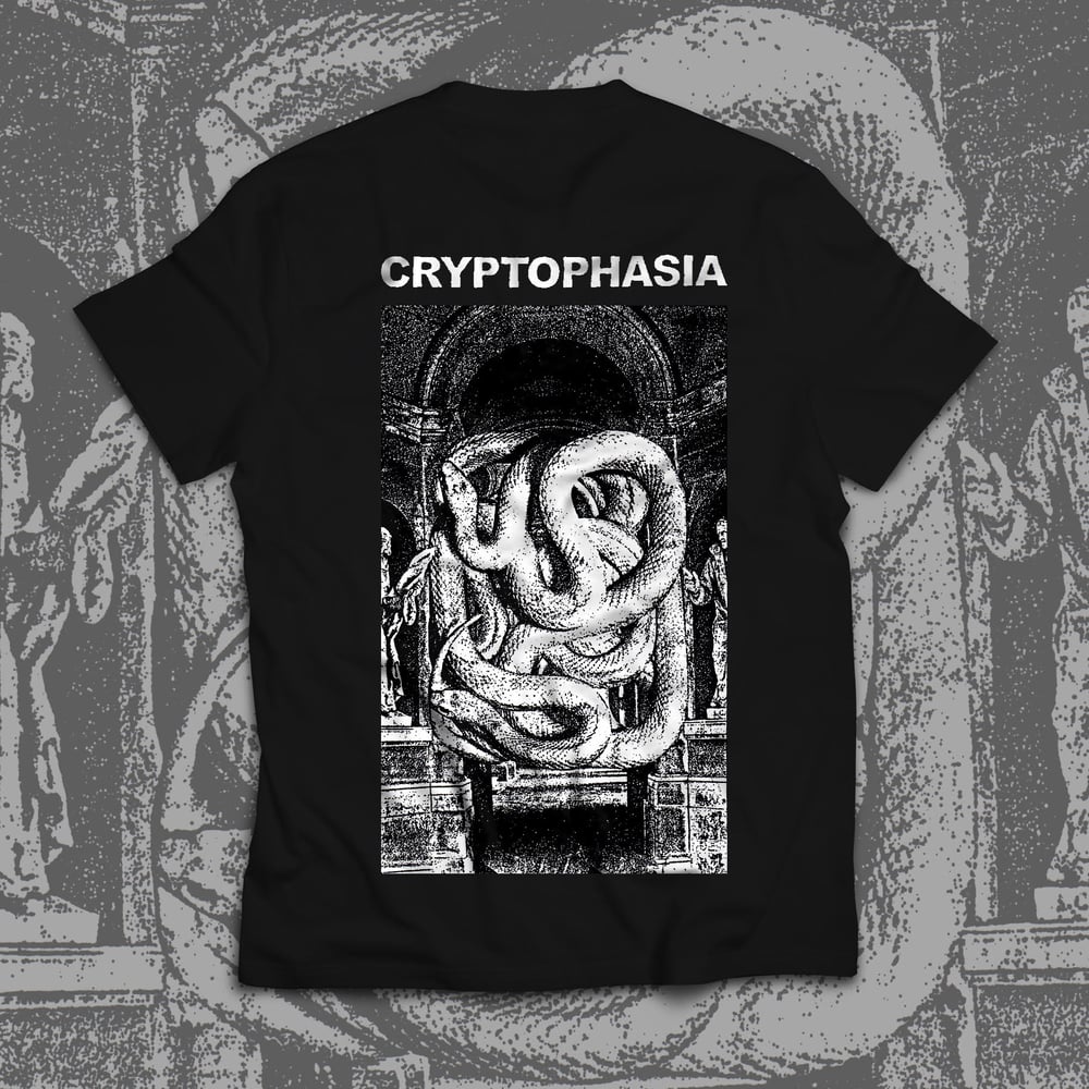 CRYPTOPHASIA 'TO BEAR A NAME IS TO CARRY A BURDEN' TSHIRT