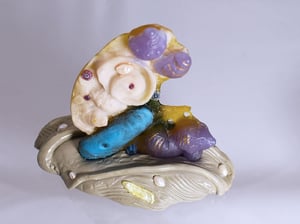 Image of Pate de Verre Glass "Undersea Dreams"