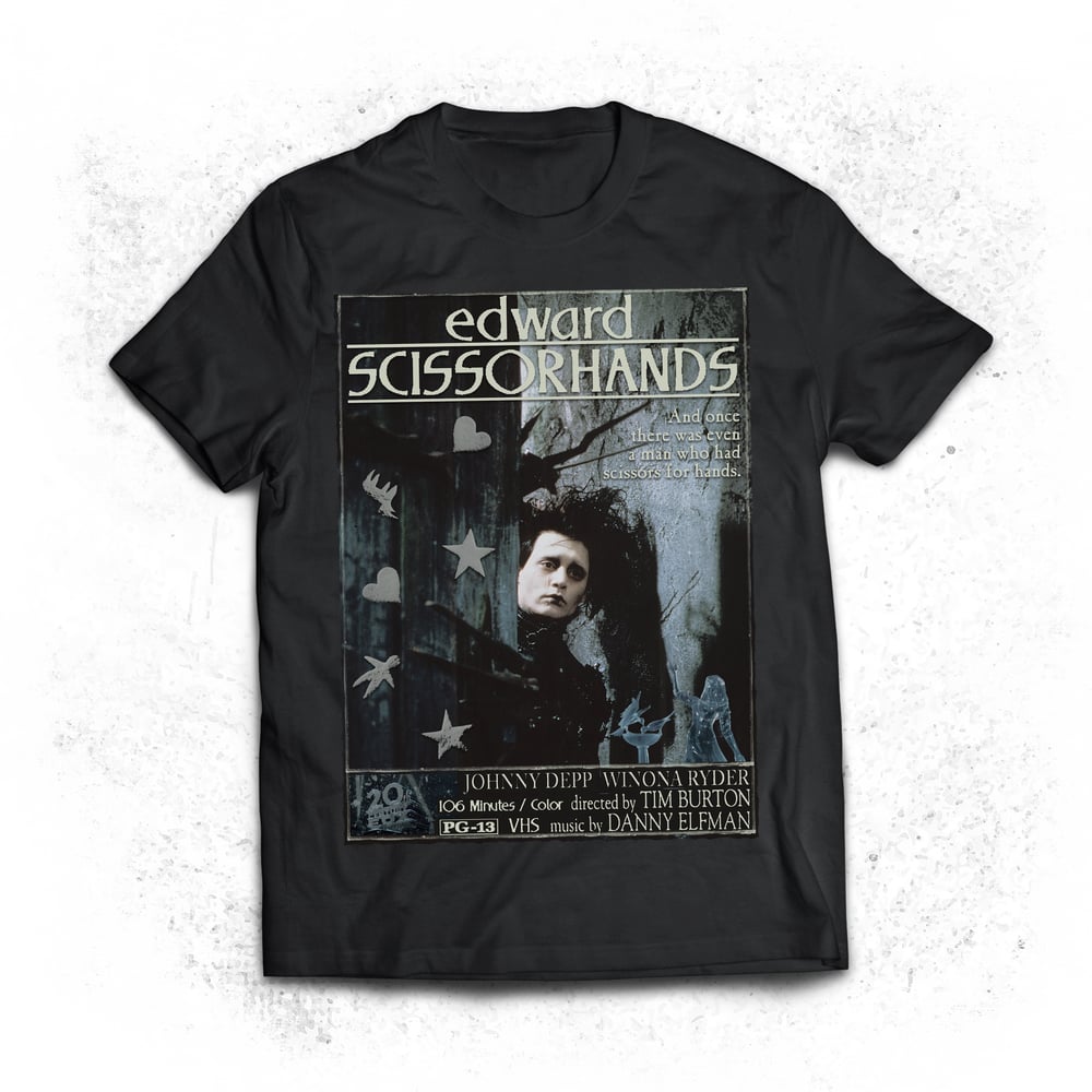 Image of Scissorhands Mansion Black Shirt