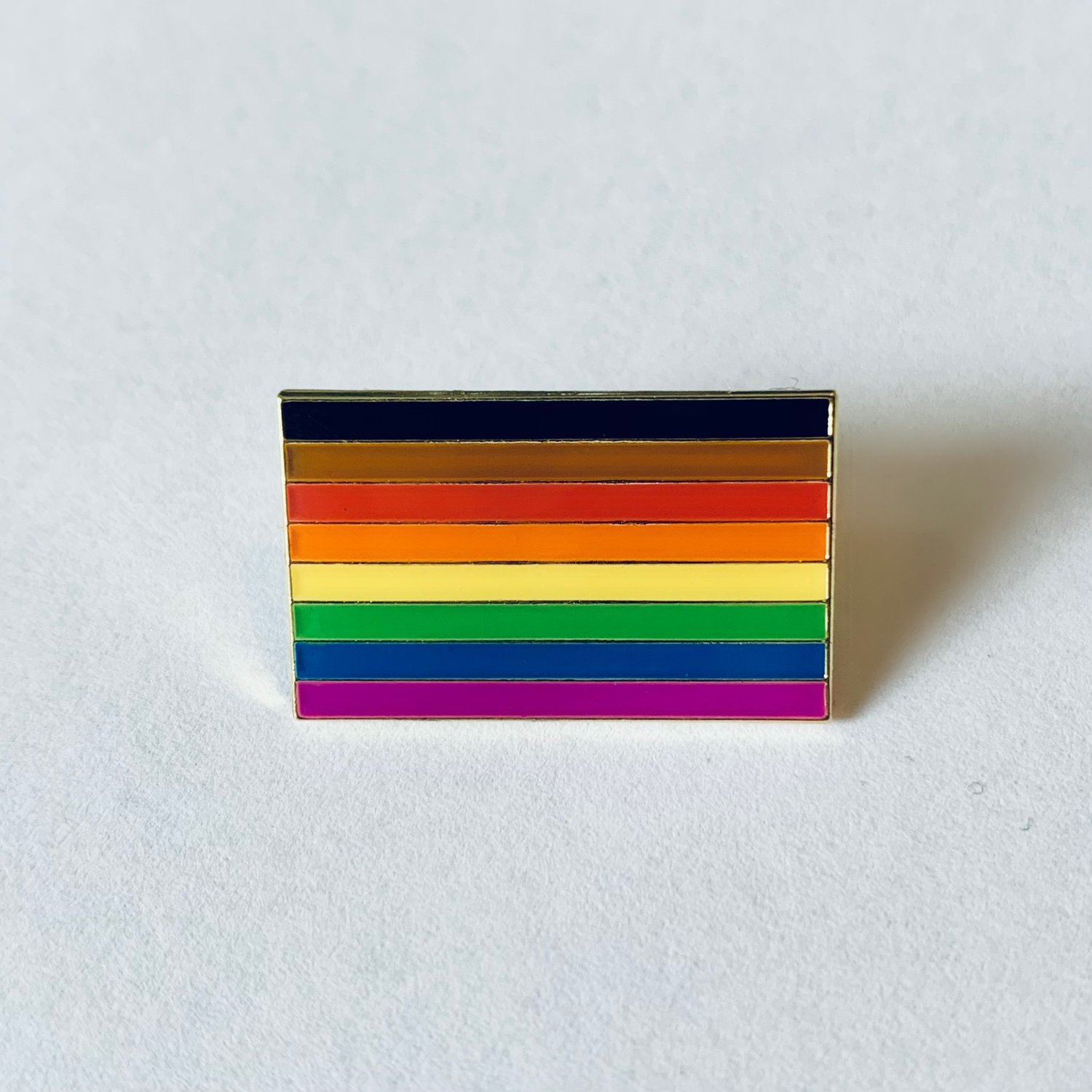 Image of Progressive Pride Flag Pin