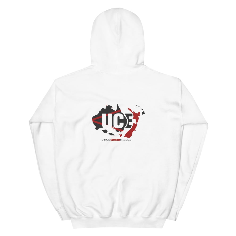 Image of UAC Unisex Hoodie w/ UCE (White)