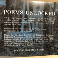 Image 3 of Poems Unlocked Signed Compact Disk 