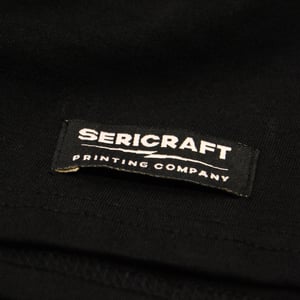 Image of SERICRAFT ICONIC TEE - BLACK