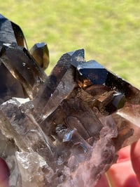 Image 11 of Smoky Quartz Crystal Points Cluster | Brazil #2970