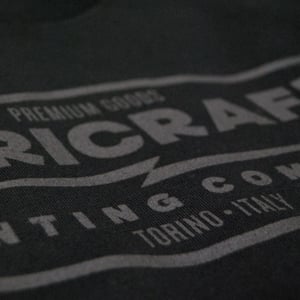 Image of SERICRAFT EMBLEM CREW - BLACK