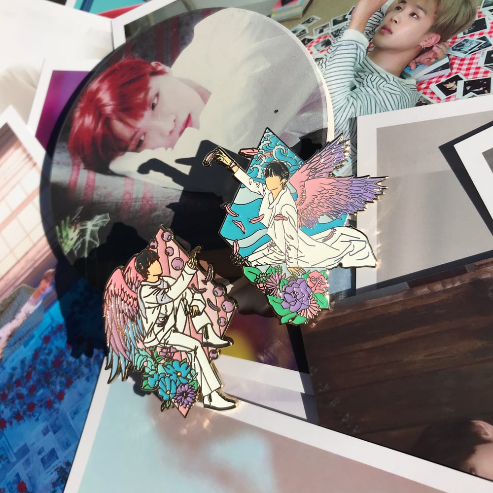 Image of Swan pin set JK/V