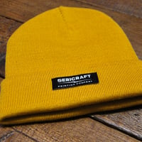 Image 2 of SERICRAFT EMBLEM BEANIE - YELLOW