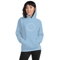 Unisex Hoodie Light Blue - Intangible Crest