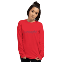 Long Sleeve Unisex Shirt Red - Be Intangible