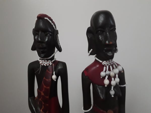Image of Kenyan Masai Man and Woman