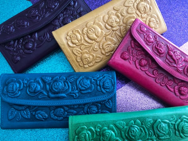 Image of Leather Wallets Different Colors