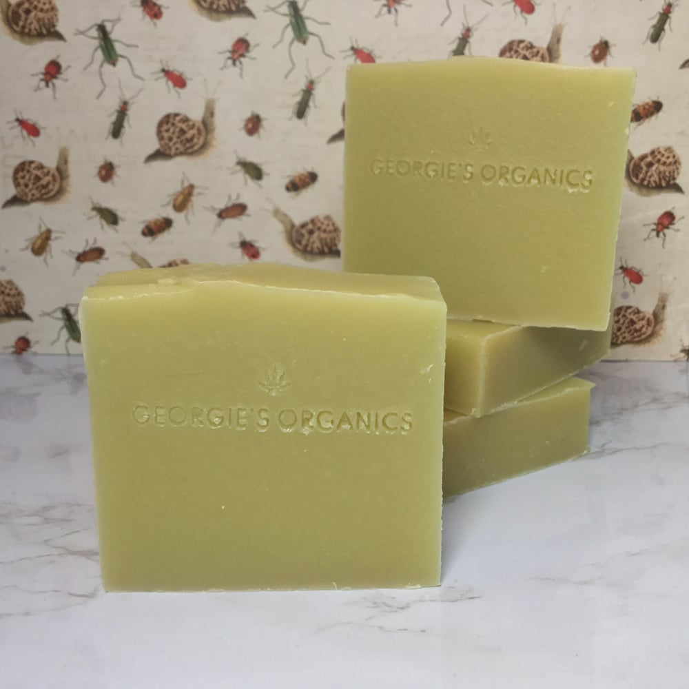 Image of Organic hemp soap. Lemon Sherbet