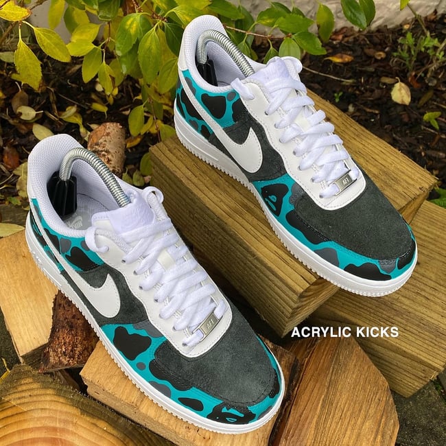 Nike AF1 - Turquoise Bape Camo 