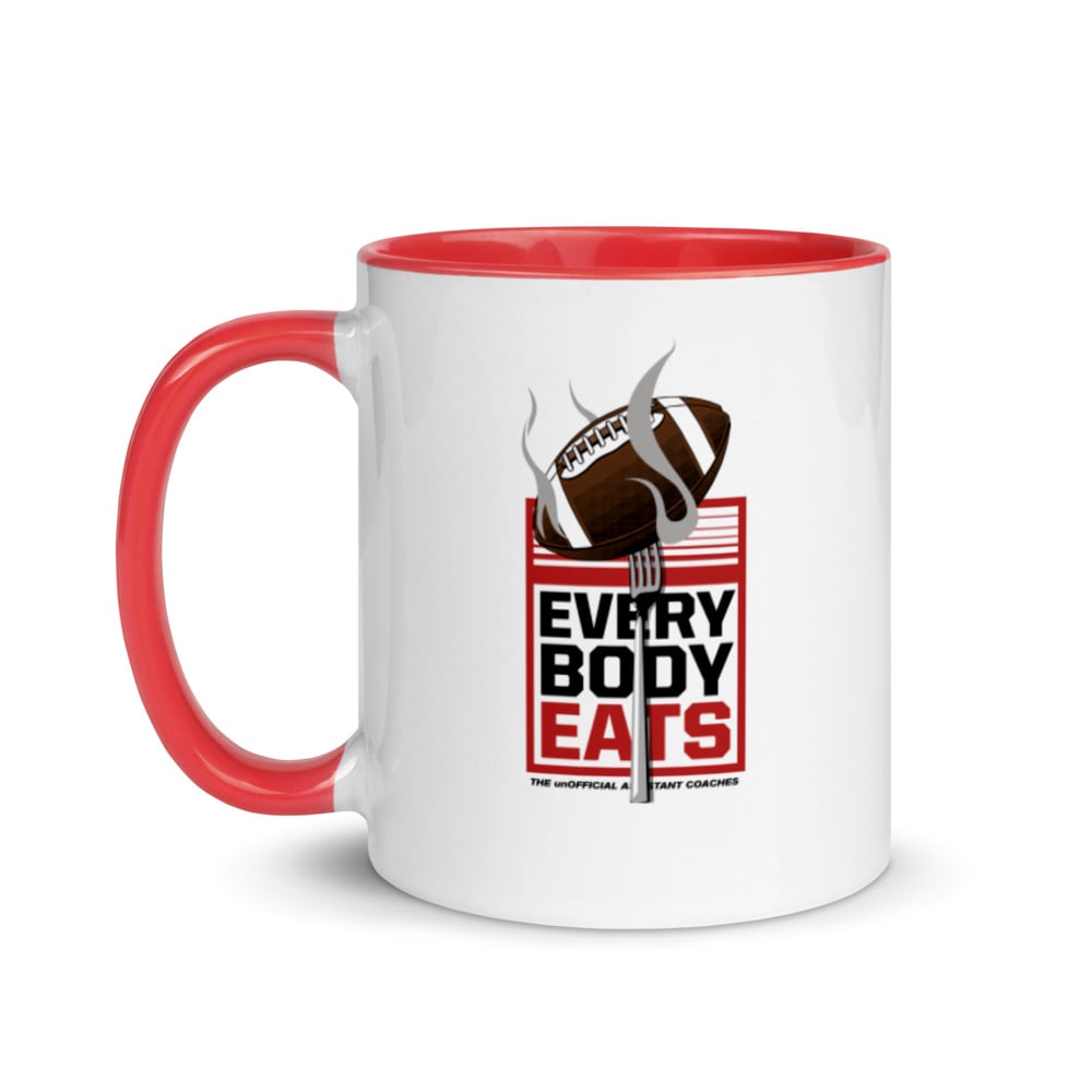 Image of Everybody Eats MUG with Red Interior