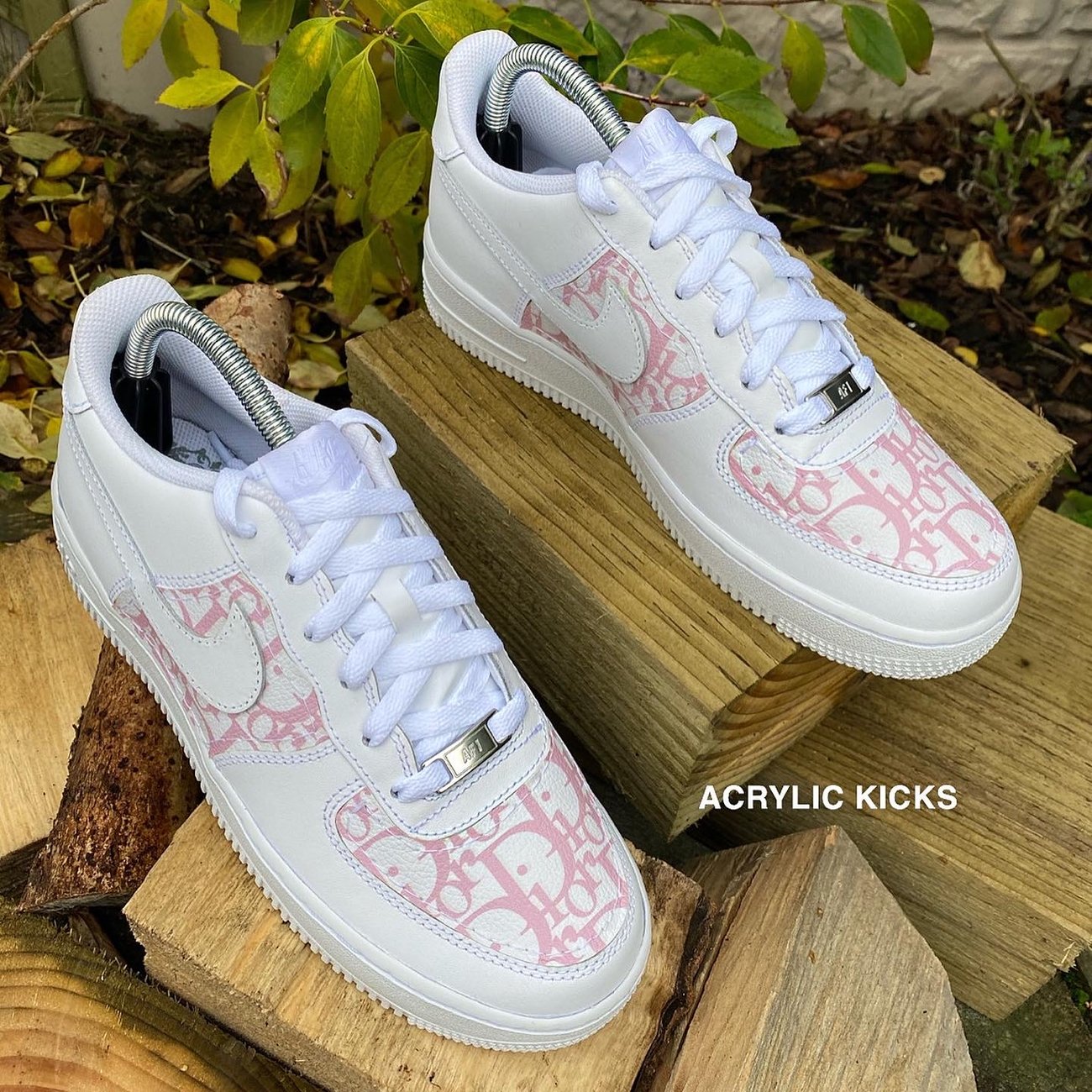 custom air force 1 dior pink