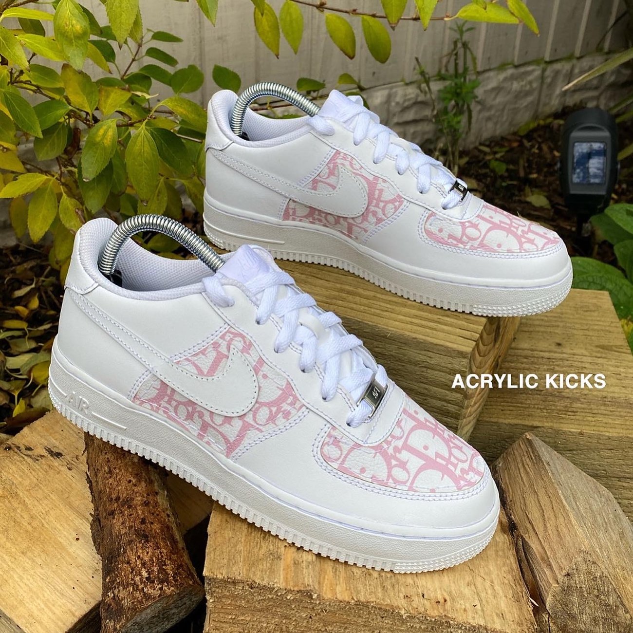 dior air force ones pink