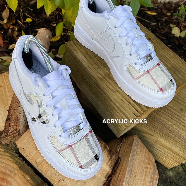 Nike AF1 - Burberry V2 | Acrylic Kicks