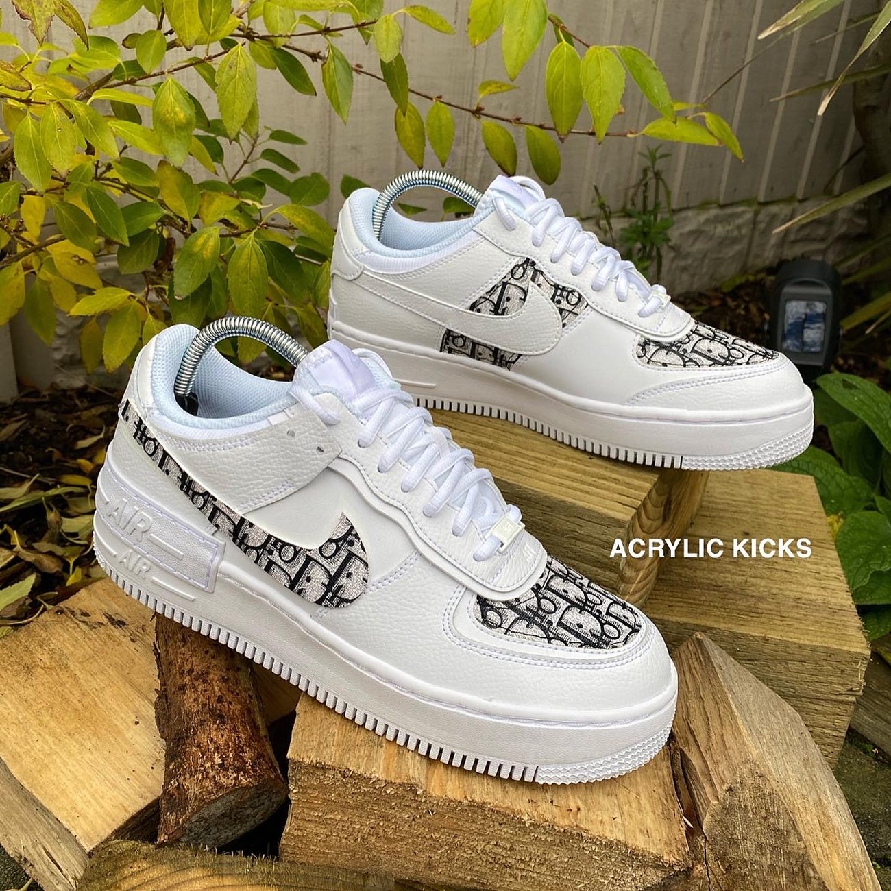 Nike AF1 Shadow - Black Dior V3 | Acrylic Kicks