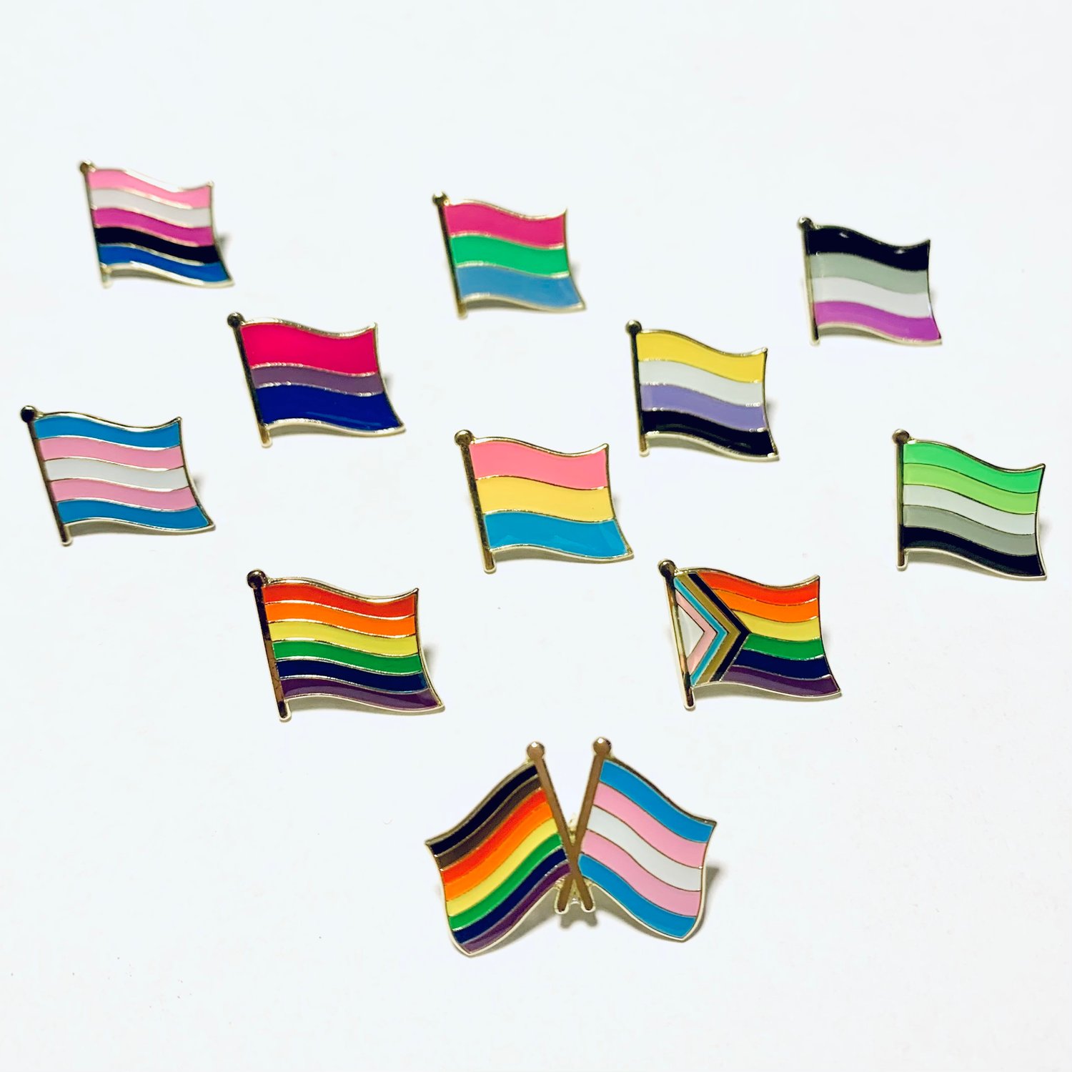 Image of Pride Flag Pins