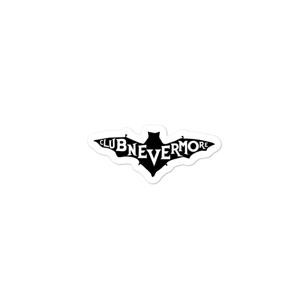 NeverMore Bat Logo Sticker