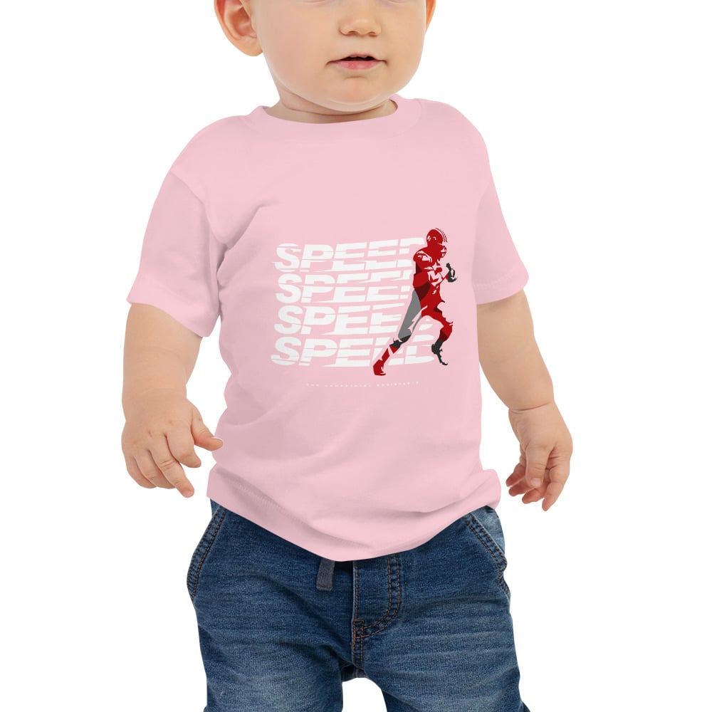 Image of Baby "Speed" Jersey Short Sleeve Tee (Pink)
