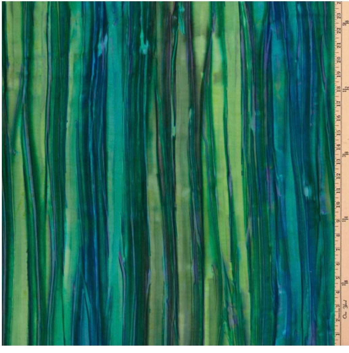Image of Patina Handpaints Stripes Emerald Shade