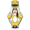 Zyu/MMPR Yellow Slider Pin 
