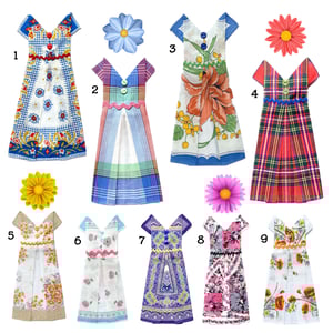 Image of Handmade Vintage Hankie Dress