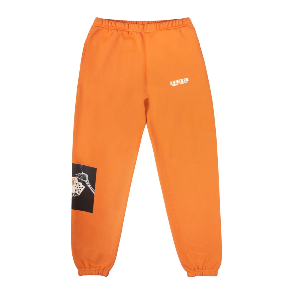 Image of Ace's & Eight's Sweatpant - Orange Dyed (Orig. $90)