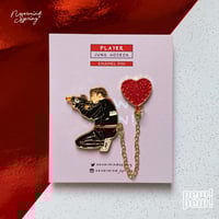 Image 4 of [INDIVIDUAL] Pew Pew Rap Line Enamel Pin ❤️