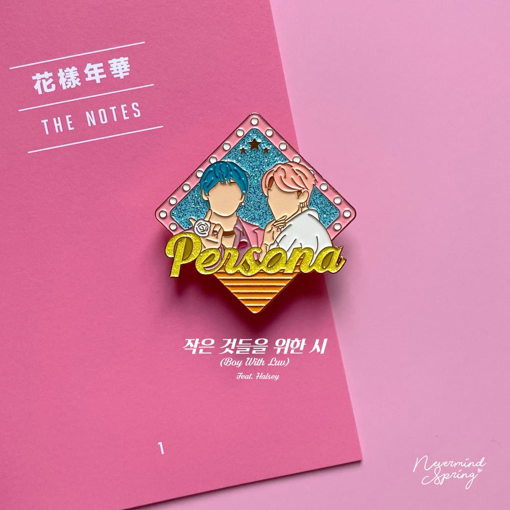 Vmin with Luv Enamel Pin 💖