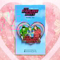 Image 2 of The Rapline Boys Enamel Pin  💚💙💖