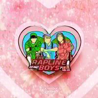 Image 1 of The Rapline Boys Enamel Pin  💚💙💖